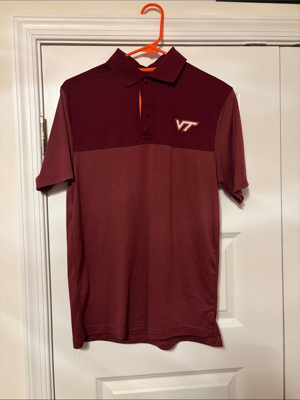 Virginia Tech Men's Maroon Polo Shirt